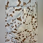 Monique Lhuillier  Lazercut Bell Sleeve fit and flare white dress size 10 Photo 9