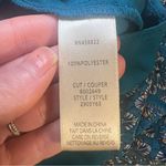 Max Studio Women Size S Boho V-Neck Fit & Flare Tiered Short Dress Long Sleeve Photo 9