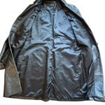 VTG Colebrook Longline Trench Coat Button Up
Leather Jacket Sz M Pockets Black Size M Photo 3