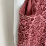 Francesca's Collections Lace Mini Dress in Dusty Rose Size XS Photo 10