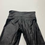 Spanx  Black Faux Leather Black Leggings Womens‎ Size Medium Petite Pull-On *FLAW Photo 11