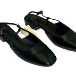 A New Day Women’s 8.5 Black Maxine Cap-Toe Slingback Ballet Heeled Flat shoe NWT Photo 0