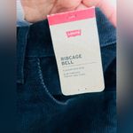 Levi's LEVI’S Flare Ribcage Bell Jeans Black Dark  28W-32  Cordur NWT Photo 3