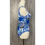 Tommy Bahama NWT  Women's One-Piece Swimsuit Size 6 Blue Floral Square-Neck‎ Photo 2