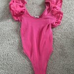 ZARA Poplin Pink Body Suit Photo 0