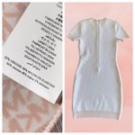 Michael Kors Bodycon Dress Blush Pink MK Logo Preppy XS Stretch Photo 3