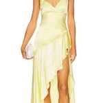 Bardot Gold Asymmetrical Sundress Spaghetti Strap Photo 8