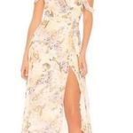 Yumi Kim  Ariana Midi Floral Dress Garden Light Lemon Yellow Women’s Size Small S Photo 0