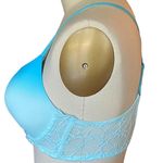 No Boundaries  Ladies BLUE Tie Dye Padded Underwire Bra ~ 36DD Photo 3