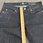 7 For All Mankind  Women's Straight Leg Dark Wash Jeans Sz 28 Bedazzled Y2K Style Photo 7