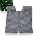Halogen Grey Plaid Slim Fit Ankle Pants Photo 2