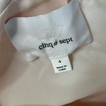 CINQ A SEPT Pale Pink Kimora Dress Ruffle Detail Sleeveless Crepe Womens Size 4 Photo 5