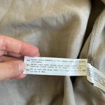 ZARA  Lightweight Olive Viscose Linen Cotton Blend Bomber Jacket Sz S Photo 6