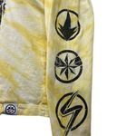 Marvel  Yellow Black Tie Dye The Marvels Crew Neck Long Sleeve Top Size M Photo 3
