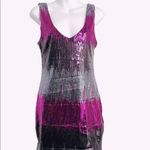 Vintage Y2K Jeweled Tone Sequin Color Block Mini Slip Dress Medium Gold Photo 14