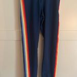 Spiritual Gangster  Blue Rainbow Leggings Size Small Photo 1