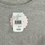 Soprano  Grey Fitted Crop Top Size Large NWT Photo 3