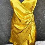 Topshop  Ruched Satin Minidress Photo 2