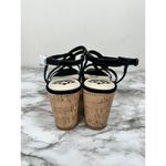 Fergalicious Mimic Women's Wedge Sandals Size 6.5 Black Rhinestone NEW Photo 2