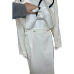 Vintage Russ Womens 2 Piece Blazer Skirt Set White Navy Sie 14 Business Casual Photo 15