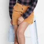 Wild Fable Brand New Womens Gray Plaid Cropped Crop Top Blouse - Sz S Photo 0