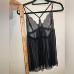 Victoria's Secret Victoria’s Secret black lace babydoll size L‎ Photo 5