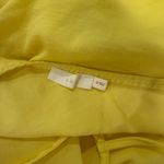 Lush Clothing yellow silk top Photo 2