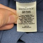 Sundance Always Right Dress Faux Wrap Womens Size L Blue Cotton Modal Midi Photo 14