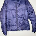 Columbia  Purple Blue Puffer Jacket Women's Medium Lightweight Winter Coat Gorp Photo 3
