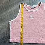 Puma  Classic Crop Top Pink White XL Sporty Athleisure Photo 8
