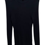 INC  International Concepts Cutout Ribbed Knit Sweater Black Women’s Size Medium Photo 0