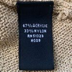 Vintage Josephine Chaus Sweater Neutral Pullover Knit Sleeveless Oatmeal Tan Photo 8