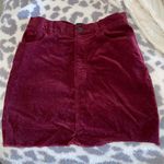 Forever 21 Red Velvet Skirt Photo 0