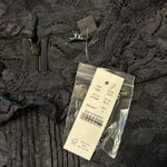 J.Crew  Women’s Lace MockNeck Top Black Size 4 NWT #CF449 Photo 7