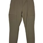 Fabletics NEW Hybrid Cargo Pants Women's Small Smoke Tan Nylon Pockets Leggings Photo 1