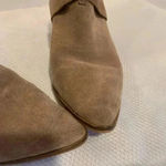 Sole Society  Women’s Size 6.5 Light Brown Suede Ankle Boots Booties Pointed Toe Photo 1