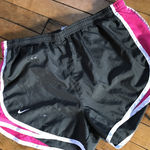 Nike  DriFit Running Shorts Womens Small Grey/pink Photo 0