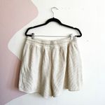 Aerie  Women's Cream Waffle Knit Lounge Shorts Size XL Loungwear Cozy Photo 1