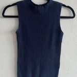 Uniqlo Navy Sleeveless Knit Top Photo 0