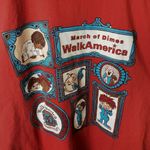 Fruit of the Loom Vintage 90s March of Dimes WalkAmerica T-Shirt Red XXL Unisex Photo 6