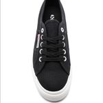 Superga 2790 Platform Low Top Black & White Sneakers Photo 3