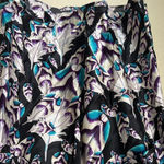 Anthropologie leifsdottir feather silk blouse Black Size 6 Photo 2
