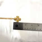 P.E.P. Gold tone flower pendant with faux pearl center Photo 7