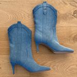 Guess  - Women's Wurlie Mid Calf Boot in Blue Photo 0