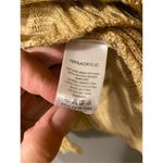 Cozy Casual  Gold V Neck Knit Sweater Size Small/Medium Photo 4