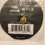 Netflix Black Mirror Gold Tone Loot Pin USS Callister  Photo 3