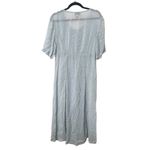 Johnny Was Vintage Embroidered Crinkle Midi Dress Medium Photo 3