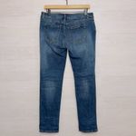 CAbi  #5695 Women's Dark Wash Low Rise Denim Slim Boyfriend Jeans size 4 Photo 5