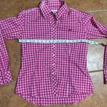 Lilly Pulitzer  Plaid Gingham Button-Up Shirt size 8 Photo 9