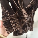 Free People Wrap Romper Viola Velvet Jumpsuit Size Medium Long Sleeve Holiday Photo 1